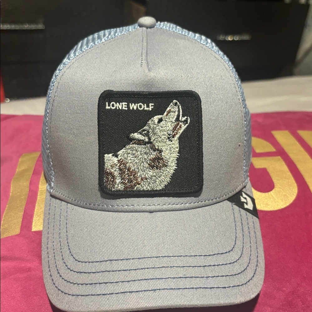 LONE WOLF SNAPBACK HAT 💙💙💙